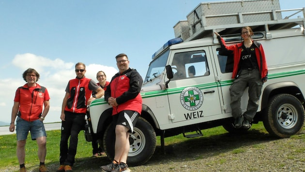Die Bergrettung Weiz stand am Sonntag im Einsatz. Zum Glück konnte der Mann gerettet werden und somit der Einsatz positiv abgeschlossen werden. (Bild: Bergrettung Steiermark)