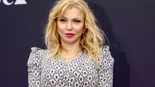 Courtney Love, Frontfrau von Hole und Witwe von Kurt Cobain, feiert heute ihren 60. Geburtstag. (Bild: AFP)