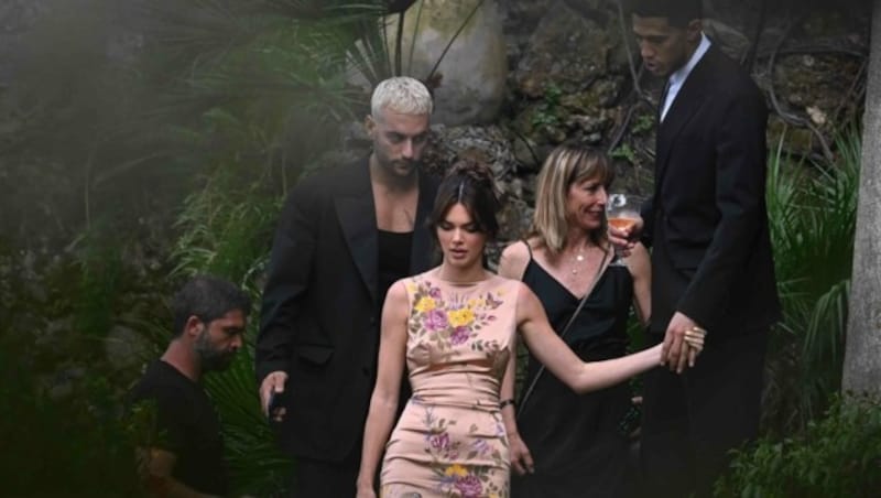 Kendall Jenner bei der Hochzeit ihrer Schwester Kourtney Kardashian in Portofino (Bild: www.PPS.at)