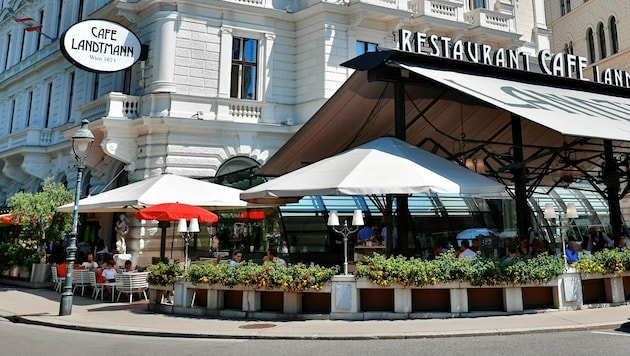 Café Landtmann in Wien: Nach wie vor wird um den „Lockdown-Zins“ vor Gericht gestritten. (Bild: Klemens Groh)