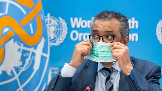 WHO-Generaldirektor Tedros Adhanom Ghebreyesus (Bild: Salvatore Di Nolfi/Keystone via AP, File)