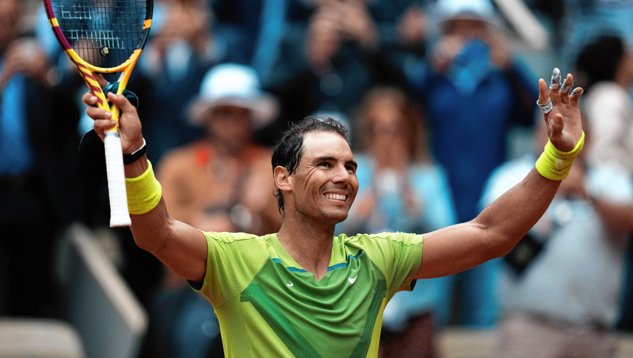 Rafael Nadal feierte gewohnheitsgemäß einen lockeren Auftaktsieg. (Bild: AFP/THOMAS SAMSON)