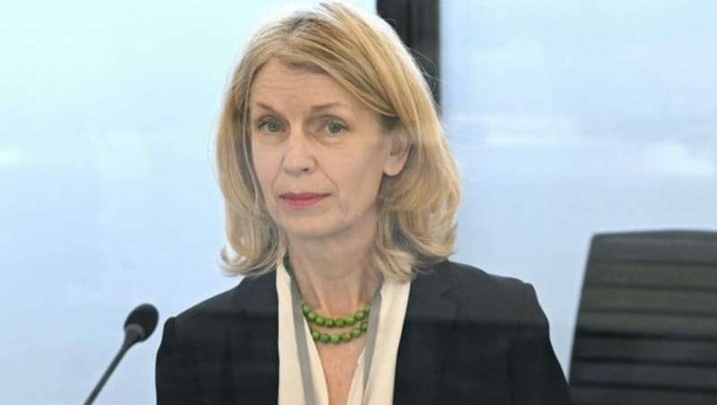 Sektionschefin Barbara Göth-Flemmich im ÖVP-Korruptions-Untersuchungsausschuss (Bild: APA/Helmut Fohringer)