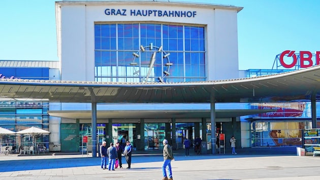 Der Grazer Hauptbahnhof (Bild: Sepp Pail)