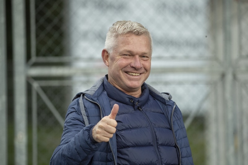 Mittlerweile ist Erik Regtop Trainer, derzeit beim FC Besa St. Gallen. (Bild: Maurice Shourot)