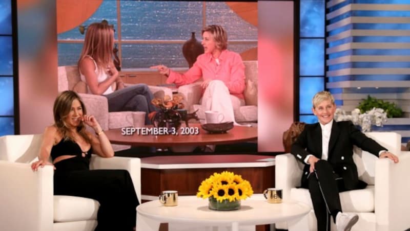 Jennifer Aniston war Ellen DeGeneres erster und letzter Gast. (Bild: Michael Rozman/Warner Bros./AP)