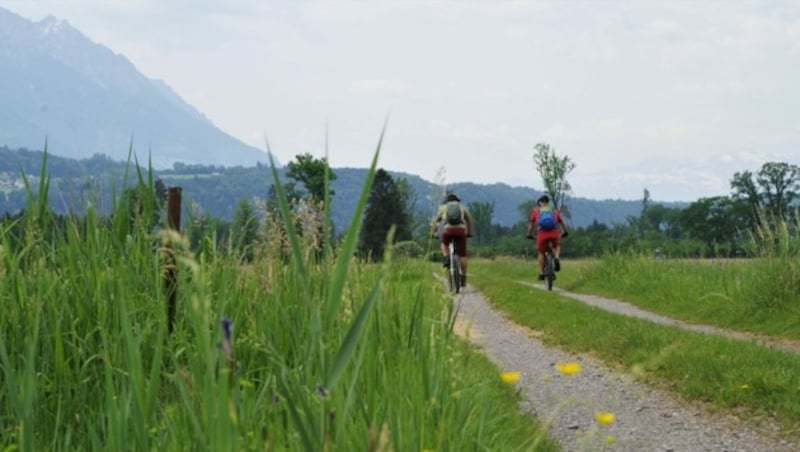 Auch für Radfahrer ist das Naturschutzgebiet ein schönes Ausflugsziel. (Bild: Privat)