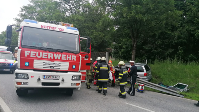 Unfall auf Turracher Bundestrasse. (Bild: zVg)