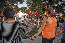 Nach dem Schulmassaker in Texas herrscht Trauer. (Bild: AFP)