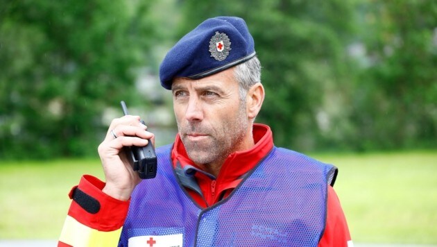Anton Voithofer Jr., oficial especialista en socorro en casos de desastre (Imagen: Gerhard Schiel)