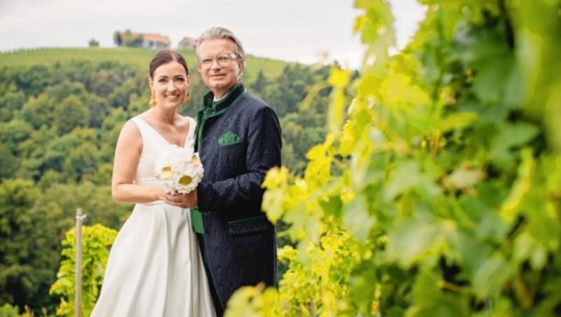 Im August 2021 heiratete Drexler Iris Müller-Guttenbrunn in der Südsteiermark (Bild: Karl Schrotter)