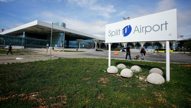 Das Kleinflugzeug startete am Sonntag in Split und war auf dem Weg nach Deutschland. (Bild: AFP)