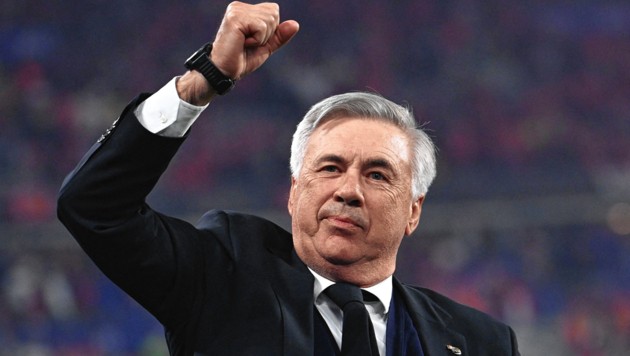 Real-Coach Carlo Ancelotti (Bild: AFP/ANNE-CHRISTINE POUJOULAT)