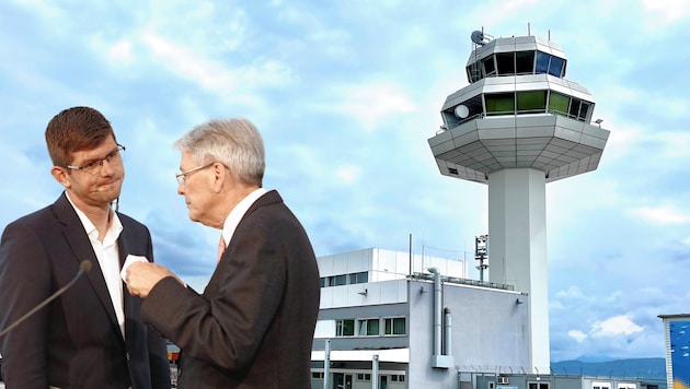 Die Diskussion über die Flughafen-Thematik dauerte an. (Bild: Hronek/ Eggenberger)