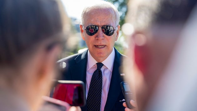 Joe Biden will verhindern, dass die USA zur Kriegspartei im Ukraine-Konflikt werden. (Bild: AFP/Getty Images/Tasos Katopodis)