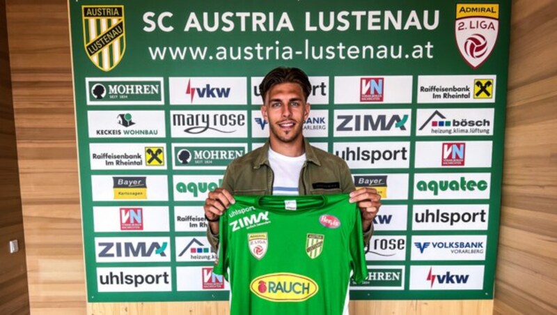 Darijo Grujcic kehrte im vergangenen Sommer zum SC Austria Lustenau zurück. (Bild: SC Austria Lustenau)