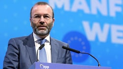 Der Partei- und Fraktionschef der Europäischen Volkspartei (EVP), Manfred Weber (Bild: AFP)