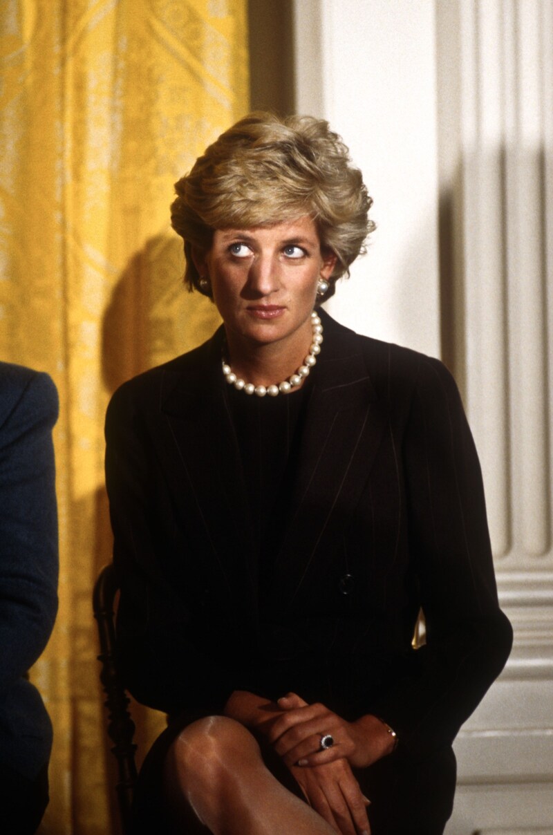 1996 besuchte Prinzessin Diana das Weiße Haus in Washington. (Bild: Richard Ellis/Alamy Stock Photo)