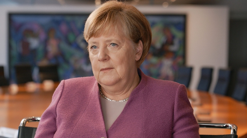 Germany's former Chancellor Angela Merkel (archive photo) (Bild: MDR/BROADVIEW TV)