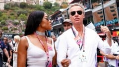 Naomi Campbell und Ernesto Bertarelli beim Grand Prix von Monaco (Bild: Pressesports / EXPA / picturedesk.com)