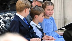 Prinzessin Charlotte, Prinz Louis und Prinz George (Bild: Tim Rooke / Action Press / picturedesk.com)