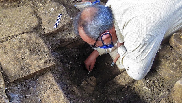 Immer wieder werden in Mexiko bedeutende Schätze, Skulpuren oder Tempelanlagen entdeckt. (Bild: APA/AFP/INAH)