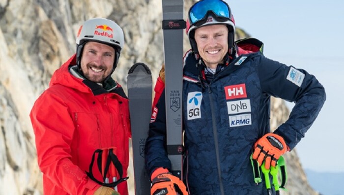 Marcel Hirscher (li.), Henrik Kristoffersen