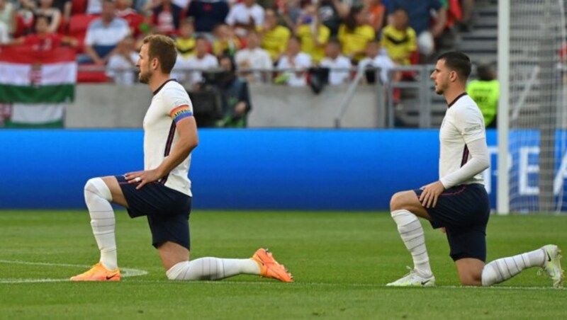 Harry Kane (l.) und Mason Mount (Bild: AFP or licensors)