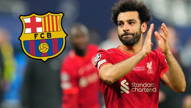 Zieht‘s Momahed Salah zum FC Barcelona? (Bild: AP)