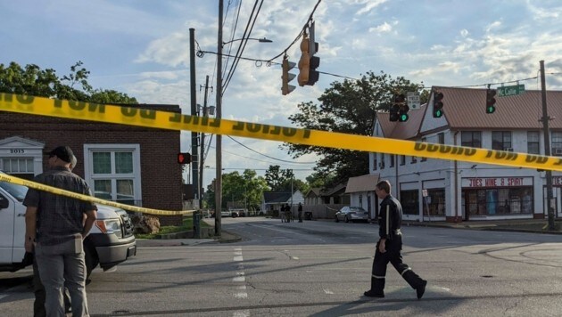 Am vergangenen Wochenende wurden in den USA erneut neun Menschen bei insgesamt drei Schießereien getötet (auf dem Bild Chattanooga in Tennessee). (Bild: AP/Chattanooga Times Free Press)