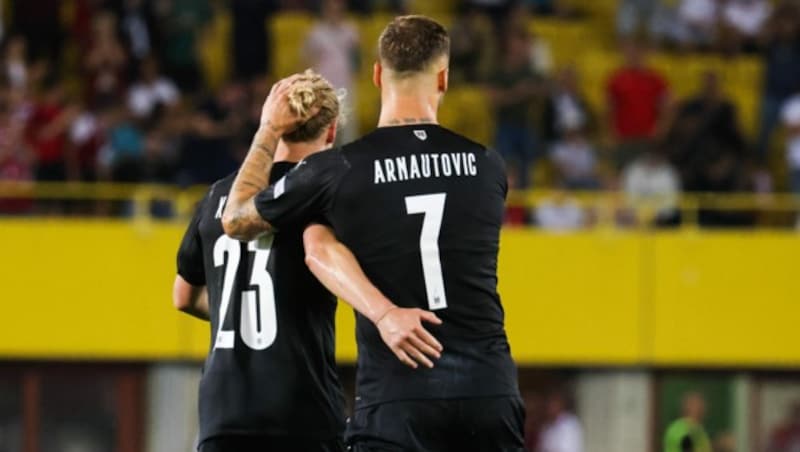 Xaver Schlager (l.), Marko Arnautovic (r.) (Bild: GEPA pictures)