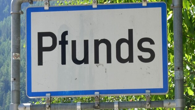 Who stole the place name signs from Pfunds? (Bild: Daum Hubert)