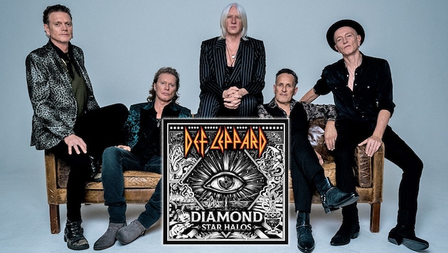 Def Leppard anno 2022: Alte Besen kehren gut. (Bild: Universal Music, Anton Corbijn Krone KREATIV)