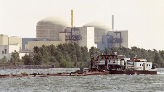 Das Atomkraftwerk Saint-Alban Anfang der 1990er-Jahre (Bild: AFP)
