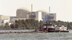 Das Atomkraftwerk Saint-Alban Anfang der 1990er-Jahre (Bild: AFP)