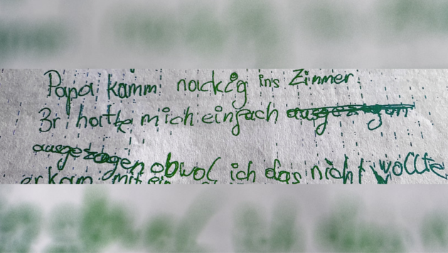 Die Hilfeschreie eines missbrauchten Kindes - fein säuberlich in diversen Gerichts- und Amtsakten und jahrelang ungehört! (Bild: Kerstin Wassermann)