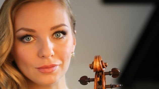 La violinista estrella Lidia Baich es directora artística de Schloss Thalheim.  (Imagen: Lena Nesic)