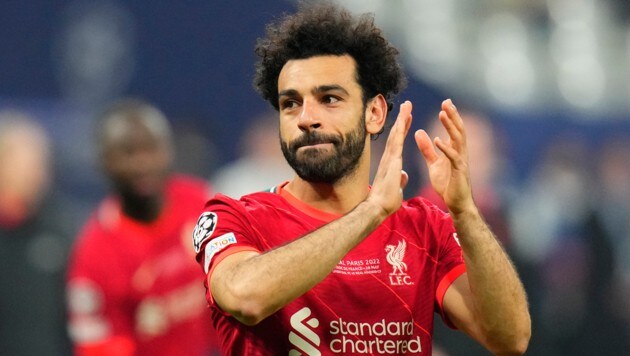 Liverpool‘s Mohamed Salah (Bild: Copyright 2022 The Associated Press. All rights reserved)