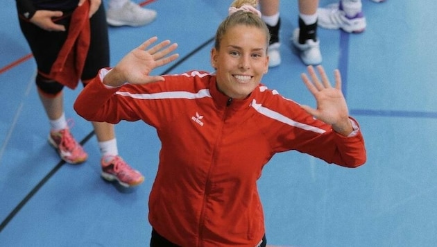 Wunschspielerin von Trainer Uli Sernow: die Aufspielerin Sonja Schweiger. (Bild: Instagram/sonjaschweiger)