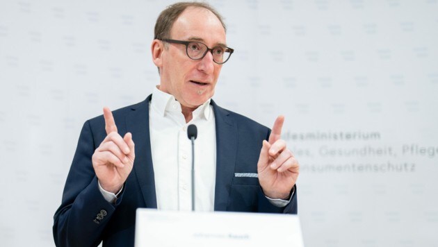 Gesundheitsminister Johannes Rauch (Grüne) (Bild: APA/GEORG HOCHMUTH)