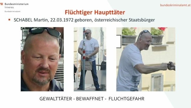 Der 50-jährige Wiener Martin Schabel wird als mutmaßlicher Drogen-Pate weltweit gesucht. Schabel soll zwei Jahre lang kiloweise vor allem Kokain im Darknet verkauft haben. (Bild: APA/BKA)