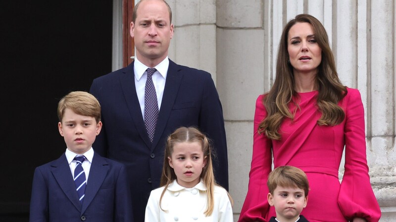 Prince William, Princess Kate, Prince George, Princess Charlotte and Prince Louis (Bild: Chris Jackson / PA / picturedesk.com)