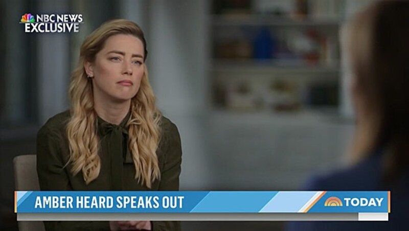 Amber Heard sagt, dass die Rolle der sozialen Medien im Prozess gegen Johnny Depp nicht „fair“ war. (Bild: Today Show)