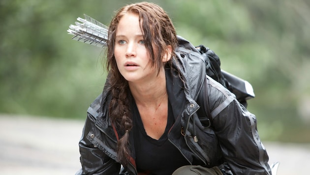Jennifer Lawrence in „The Hunger Games“ (Bild: Murray Close / Everett Collection / picturedesk.com)
