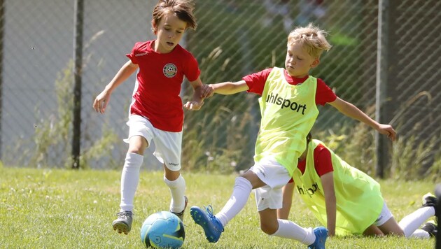Von Fußball oder Basketball bis hin zu Klettern, können die Kinder bei Fun and Action alles probieren. (Bild: Birbaumer Christof)