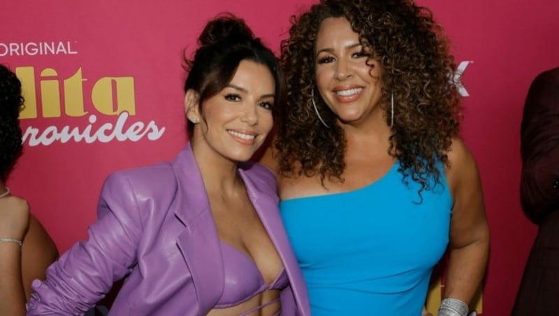 Eva Longoria und Diana Maria Riva (Bild: APA/Kevin Winter/Getty Images/AFP )