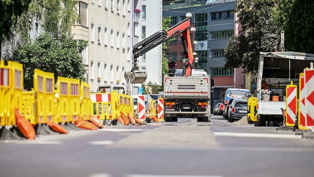 Derzeit werden in der Kroatengasse Bäume gepflanzt, für Ärger sorgt aber das geplante Projekt im Rathausviertel. (Bild: Wenzel Markus)