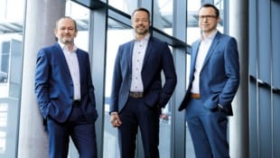 Der Knapp-Vorstand Gerald Hofer, Franz Mathi und Christian Grabner (von links) 