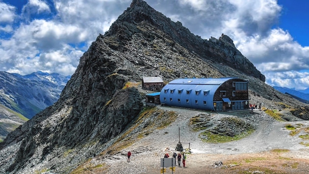 The hikers' destination was the Stüdlhütte below the Glockner summit. (Bild: Wallner Hannes)