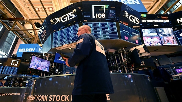 An der Börse in New York herrschte angesichts der Zinserhöhung Nervosität. (Bild: AFP)